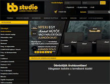 Tablet Screenshot of bbstudio.hu
